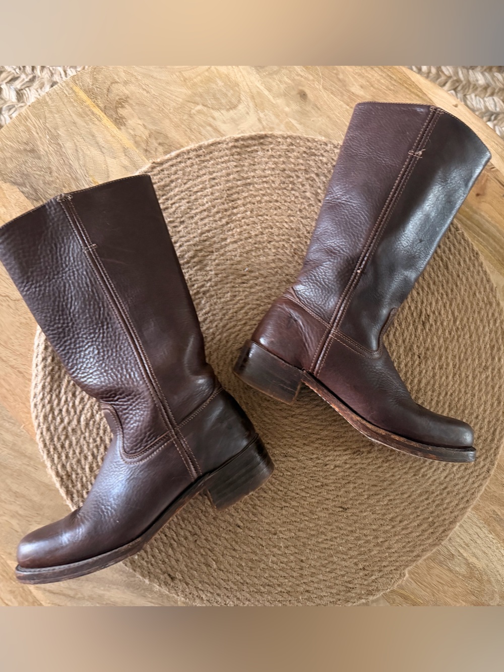 Vintage Frye Campus Deep Brown Leather - Picture 9 of 9